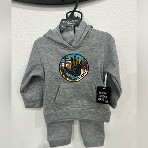 Body Glove Kids Gray Hoodie and Sweatpants